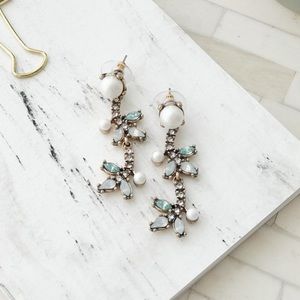 Handmade drop Pearl Earrings